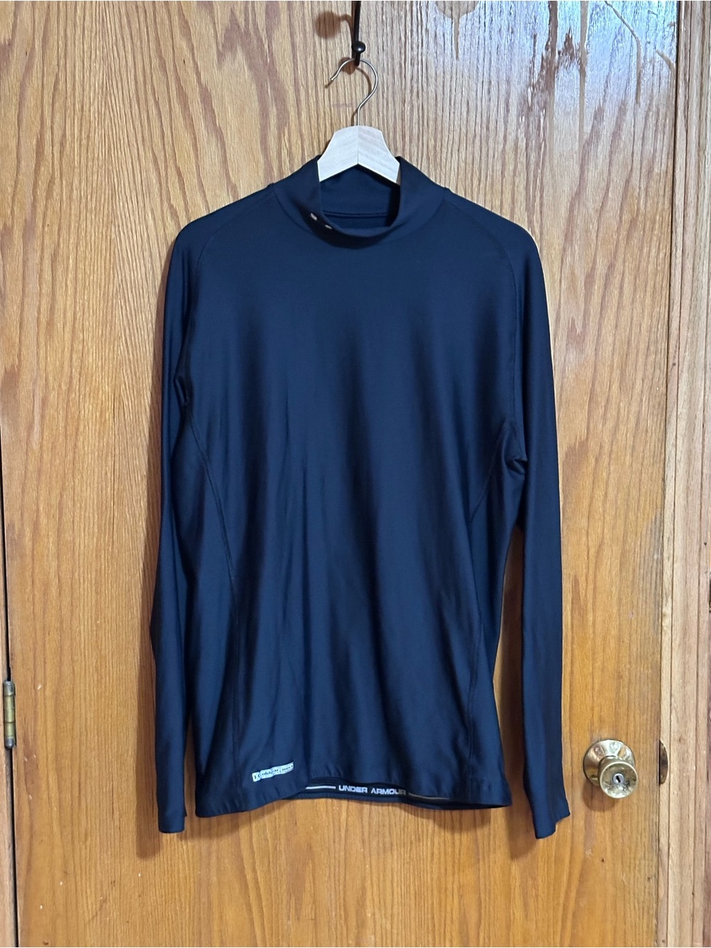Under Armour Black cold gear‎ Performance Sleeve with White Logo mens xxl